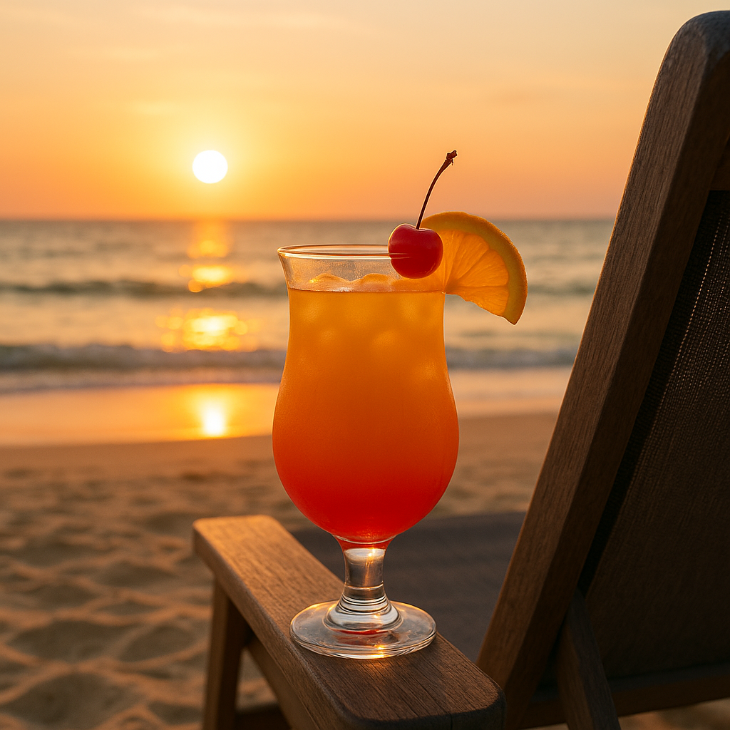 Tequila Sunrise Maraschino